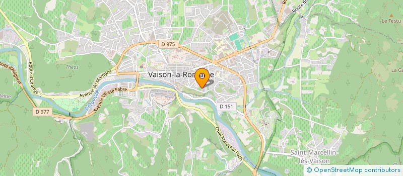 localisation de l'entreprise MADAME JUSTINE DESCHAMBRES  VAISON-LA-ROMAINE