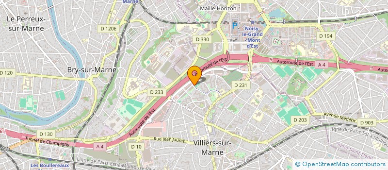 localisation de l'entreprise MADAME JUSTINE DI CORATO  VILLIERS-SUR-MARNE