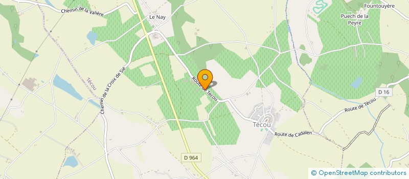 localisation de l'entreprise MADAME JUSTINE DIEZ  TECOU