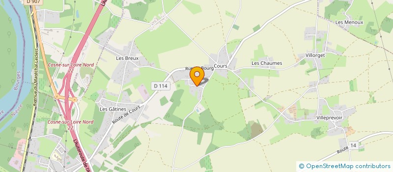 localisation de l'entreprise MADAME JUSTINE DIONNET à COSNE-COURS-SUR-LOIRE