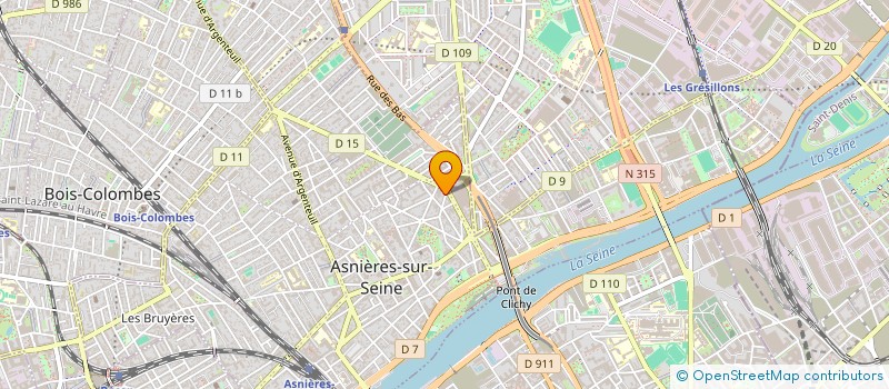 localisation de l'entreprise MADAME JUSTINE DOLOREA à ASNIERES-SUR-SEINE