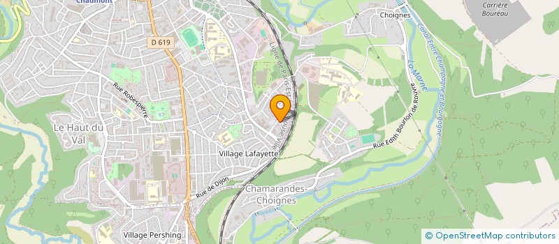 localisation de l'entreprise MADAME JUSTINE DOS SANTOS à CHAUMONT
