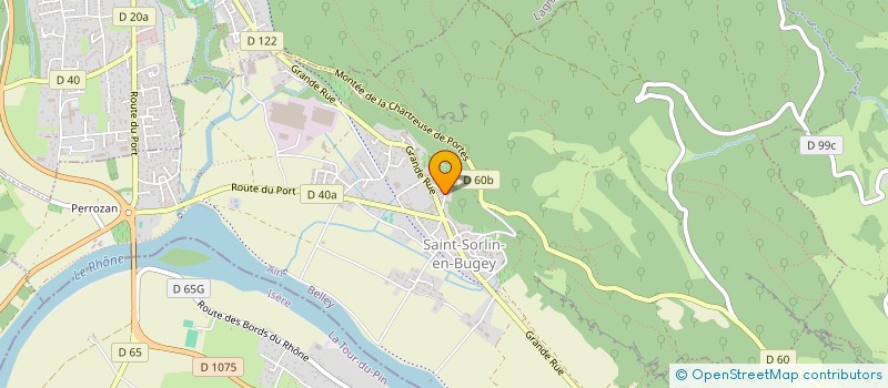 localisation de l'entreprise MADAME JUSTINE DOUARD  SAINT-SORLIN-EN-BUGEY