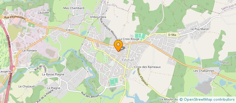 localisation de l'entreprise MADAME JUSTINE DOUBLET à LIMOGES