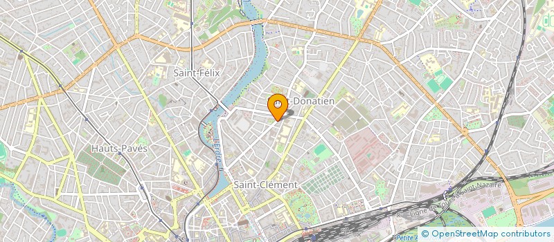 localisation de l'entreprise MADAME JUSTINE DRAPEAU  NANTES