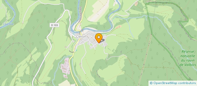 localisation de l'entreprise MADAME JUSTINE DREYFUS  CLERON