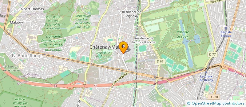 localisation de l'entreprise MADAME JUSTINE DRIENCOURT  CHATENAY-MALABRY