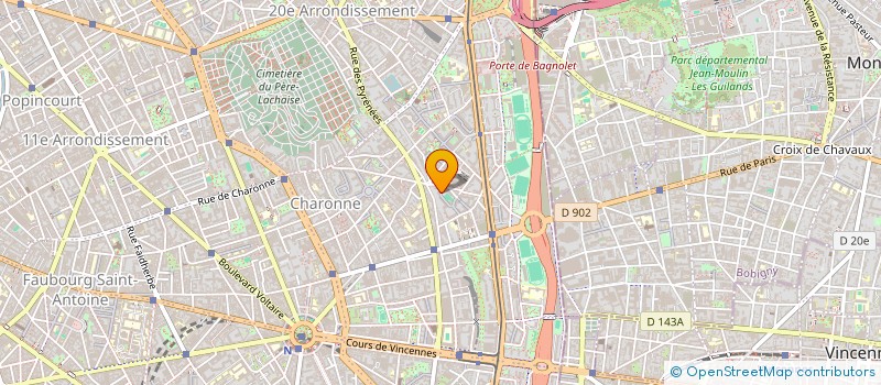 localisation de l'entreprise MADAME JUSTINE DRO  PARIS