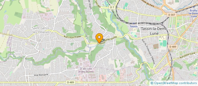 localisation de l'entreprise MADAME JUSTINE DROUET  LYON