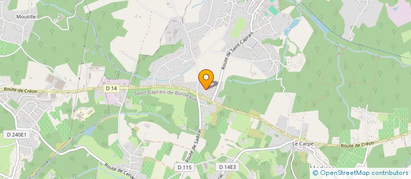 localisation de l'entreprise MADAME JUSTINE DUBOUE  SADIRAC