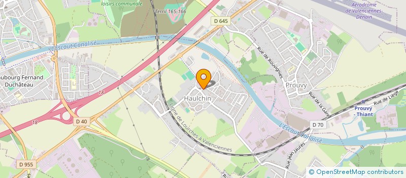 localisation de l'entreprise MADAME JUSTINE DUHAMEL  MASNY