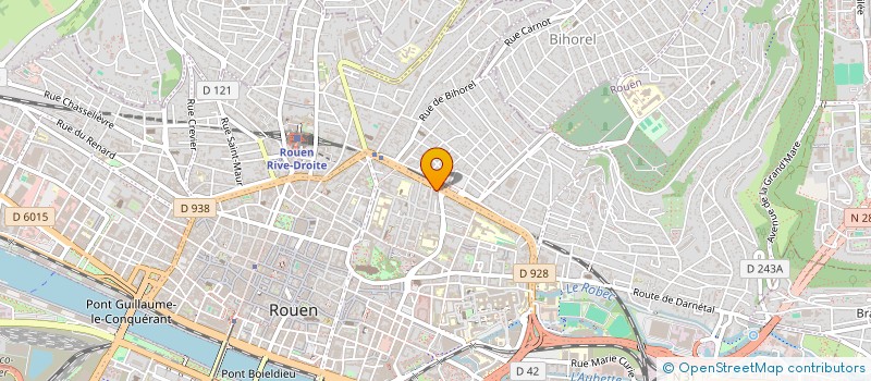 localisation de l'entreprise MADAME JUSTINE DUPUIS  ROUEN