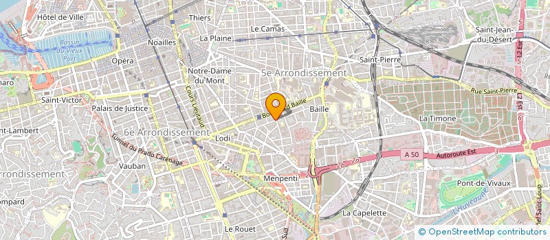 localisation de l'entreprise MADAME JUSTINE DUPUIS à MARSEILLE