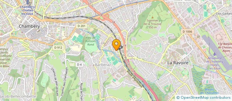 localisation de l'entreprise MADAME JUSTINE DUROCHAT  BARBERAZ