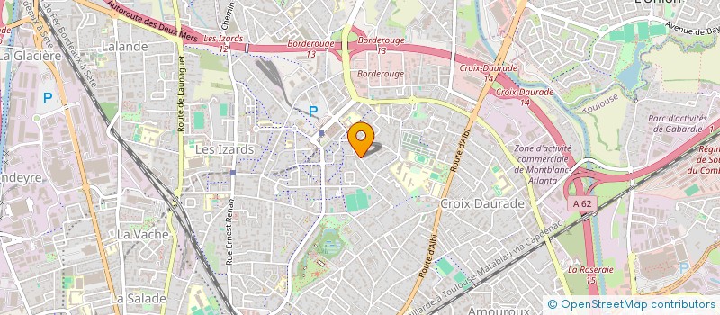 localisation de l'entreprise MADAME JUSTINE DUTHILLEUL à TOULOUSE