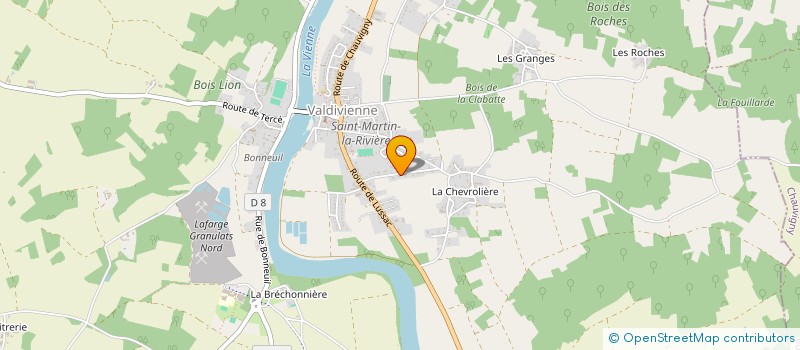 localisation de l'entreprise MADAME JUSTINE DUVEAU  VALDIVIENNE