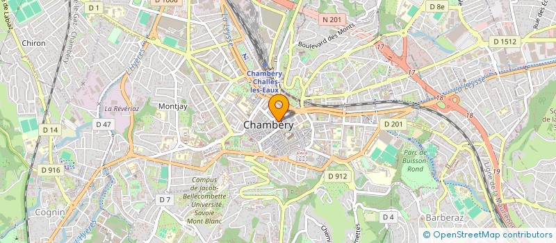 localisation de l'entreprise MADAME JUSTINE EBRARD  CHAMBERY