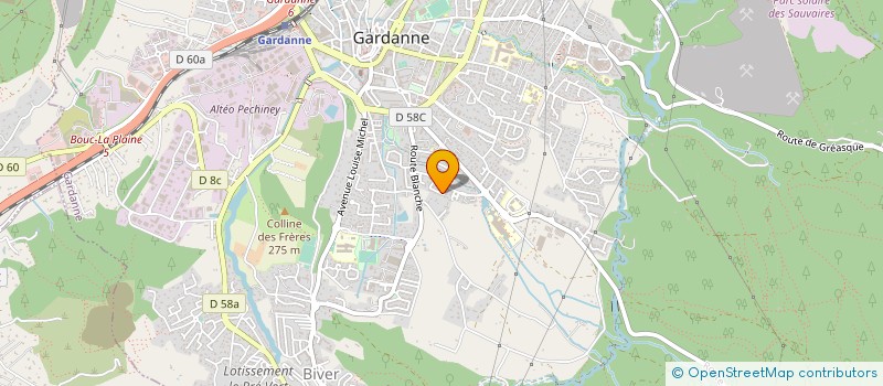localisation de l'entreprise MADAME JUSTINE ESTIENNE à GARDANNE