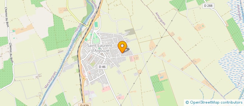 localisation de l'entreprise MADAME JUSTINE EXPOSITO  SAINT-LAURENT-D'AIGOUZE