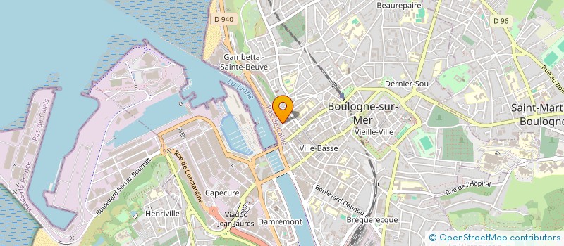 localisation de l'entreprise MADAME JUSTINE FABIANSKI  BOULOGNE-SUR-MER