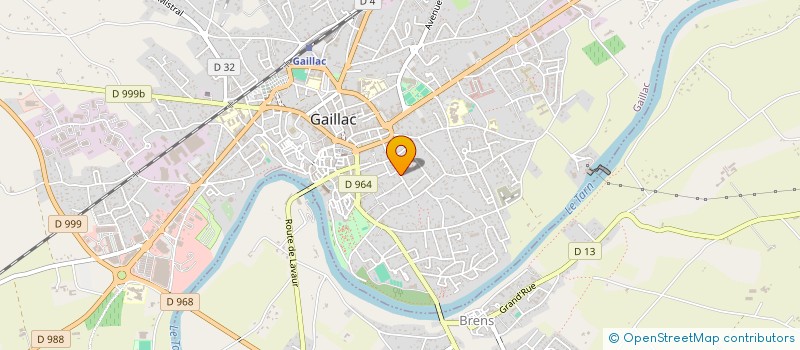 localisation de l'entreprise MADAME JUSTINE FABRE  GAILLAC