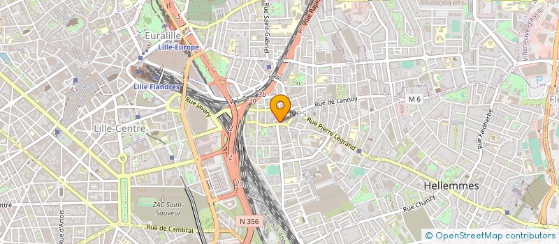 localisation de l'entreprise MADAME JUSTINE FAIDERBE à LILLE
