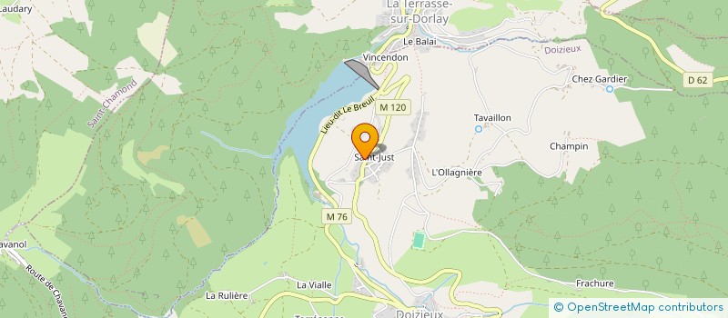 localisation de l'entreprise MADAME JUSTINE FAURE  DOIZIEUX