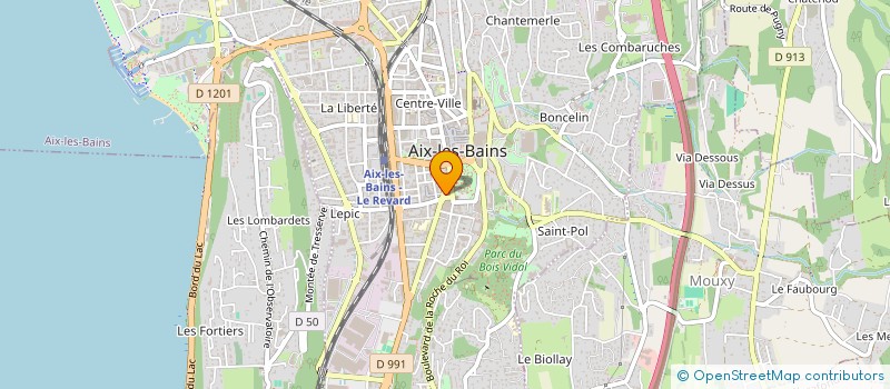 localisation de l'entreprise MADAME JUSTINE FAYARD à AIX-LES-BAINS