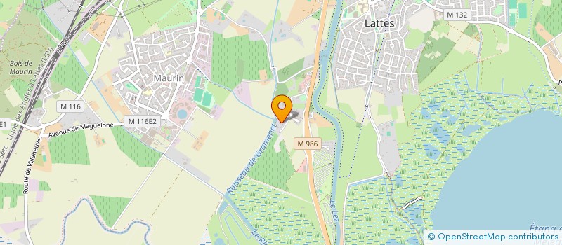 localisation de l'entreprise MADAME JUSTINE FERNANDEZ à LATTES