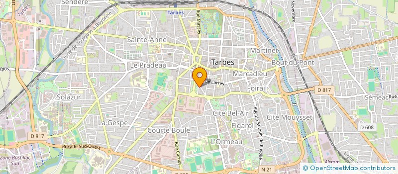 localisation de l'entreprise MADAME JUSTINE FIORELLINI  TARBES