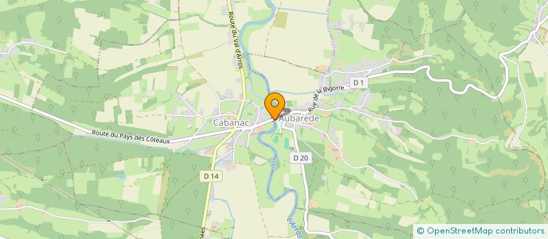 localisation de l'entreprise MADAME JUSTINE FLAMENT  CABANAC