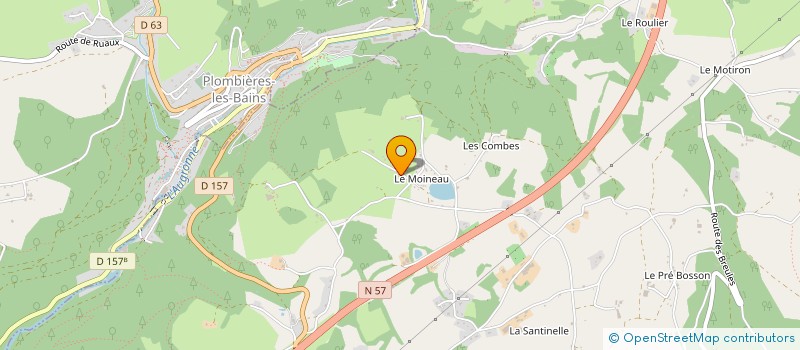 localisation de l'entreprise MADAME JUSTINE FLEUROT  LE VAL-D'AJOL