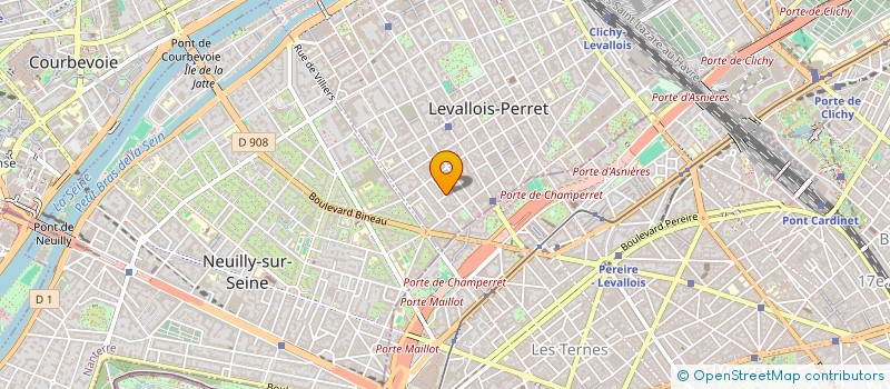 localisation de l'entreprise MADAME JUSTINE FLOERCHINGER à LEVALLOIS-PERRET