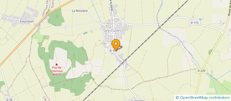 localisation de l'entreprise MADAME JUSTINE FOUGEROUSE  SEYCHALLES