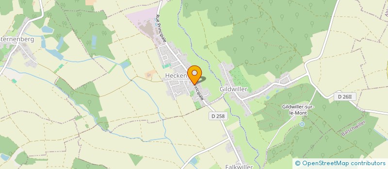 localisation de l'entreprise MADAME JUSTINE FOUR  HECKEN