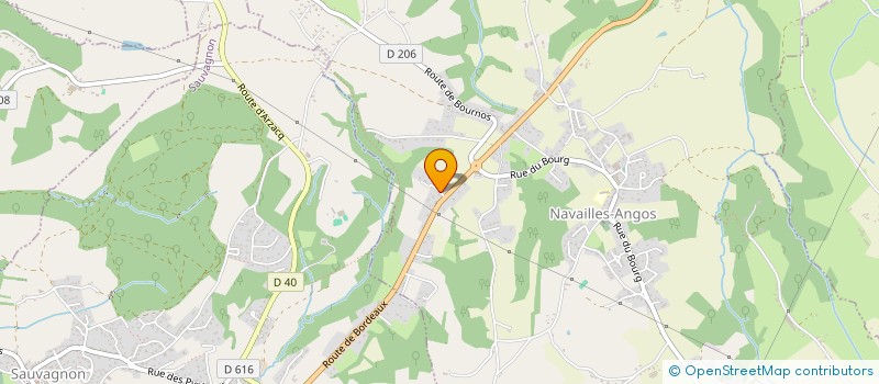 localisation de l'entreprise MADAME JUSTINE FRANCOIS  NAVAILLES-ANGOS