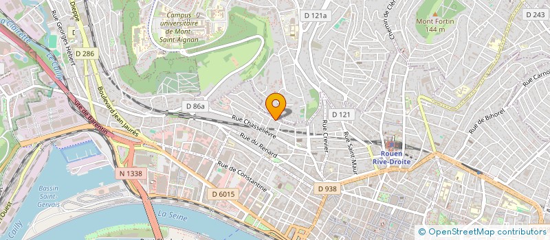 localisation de l'entreprise MADAME JUSTINE FRETIGNE à ROUEN