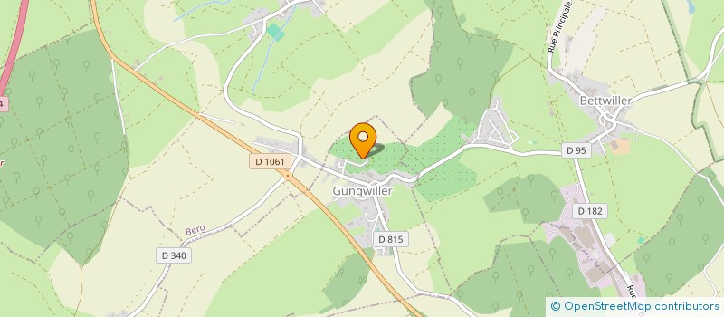 localisation de l'entreprise MADAME JUSTINE FRITSCH  GUNGWILLER