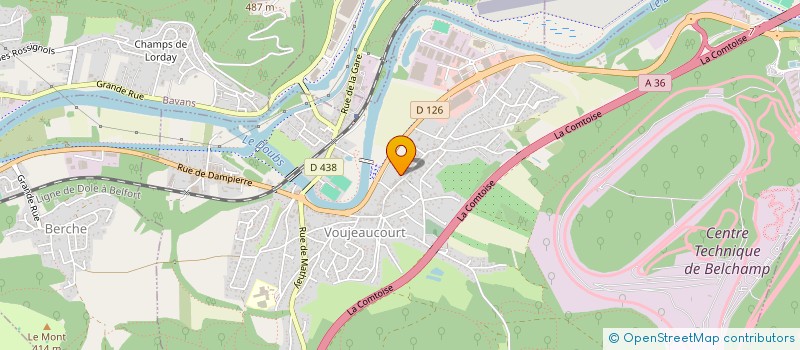 localisation de l'entreprise MADAME JUSTINE FROMENT  VOUJEAUCOURT