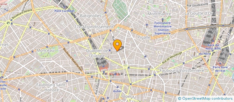 localisation de l'entreprise MADAME JUSTINE GAIGNAULT à PARIS