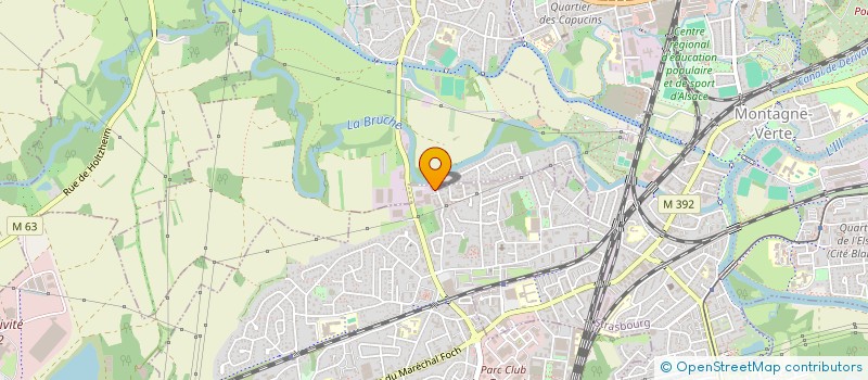 localisation de l'entreprise MADAME JUSTINE GALL  LINGOLSHEIM