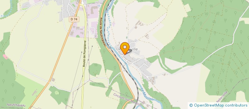 localisation de l'entreprise MADAME JUSTINE GALLET  REBEUVILLE