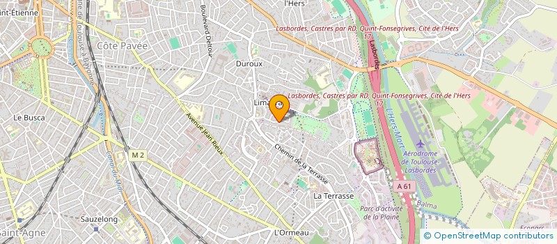 localisation de l'entreprise MADAME JUSTINE GALLIOT  TOULOUSE
