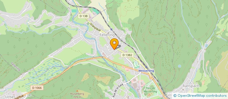 localisation de l'entreprise MADAME JUSTINE GALMICHE  FELLERING