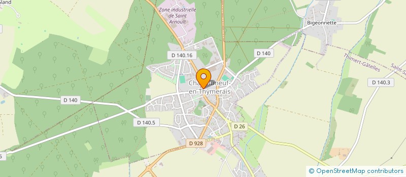 localisation de l'entreprise MADAME JUSTINE GARCIA à CHATEAUNEUF EN THYMERAIS