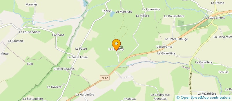 localisation de l'entreprise MADAME JUSTINE GARDIEN à TOUROUVRE AU PERCHE