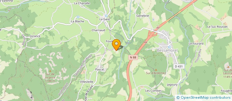 localisation de l'entreprise MADAME JUSTINE GARNIER à BEAUX