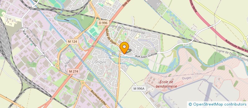 localisation de l'entreprise MADAME JUSTINE GAROT  LONGVIC