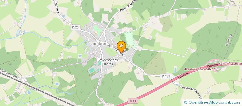 localisation de l'entreprise MADAME JUSTINE GASSELIN  LOMBRON