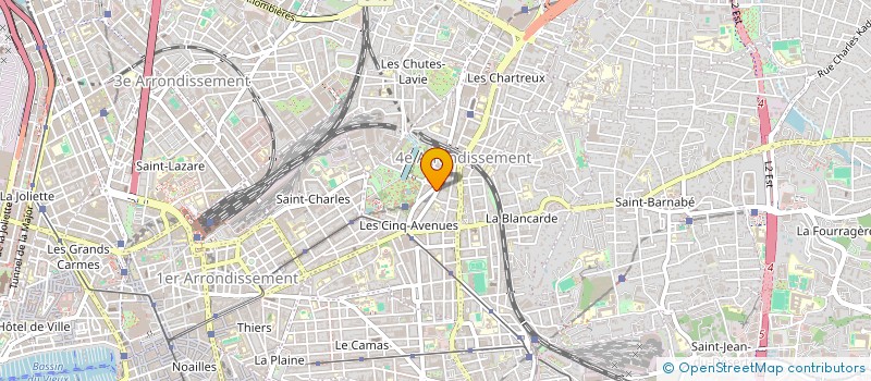 localisation de l'entreprise MADAME JUSTINE GAU à MARSEILLE